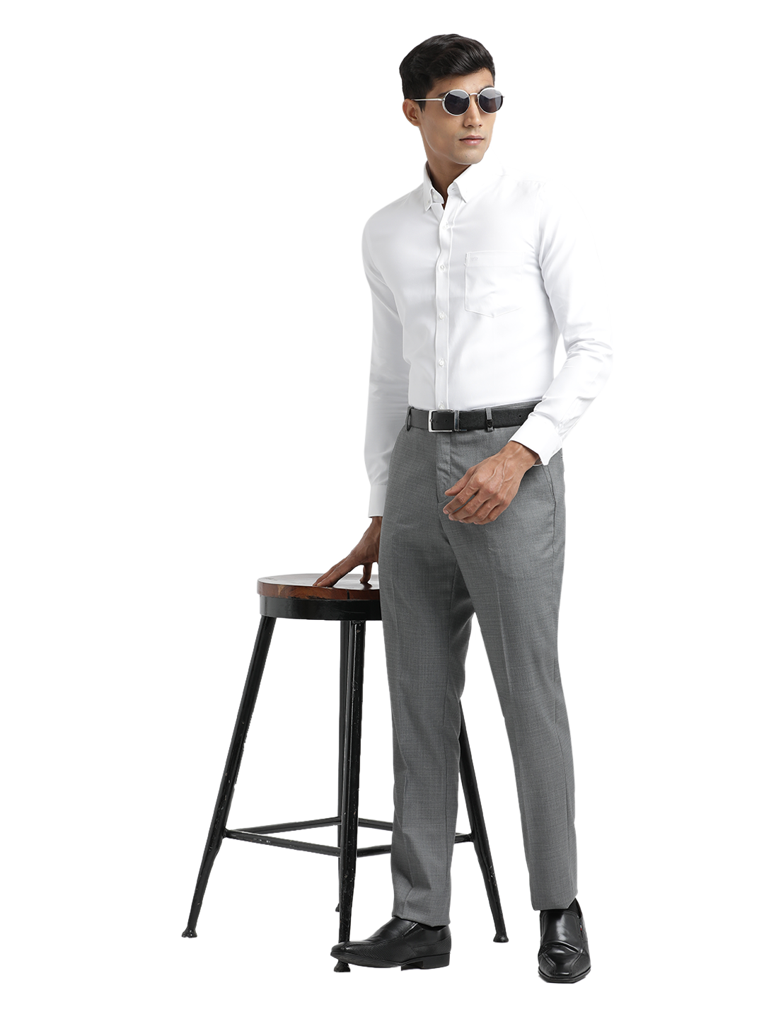 White Oxford Solid Shirt