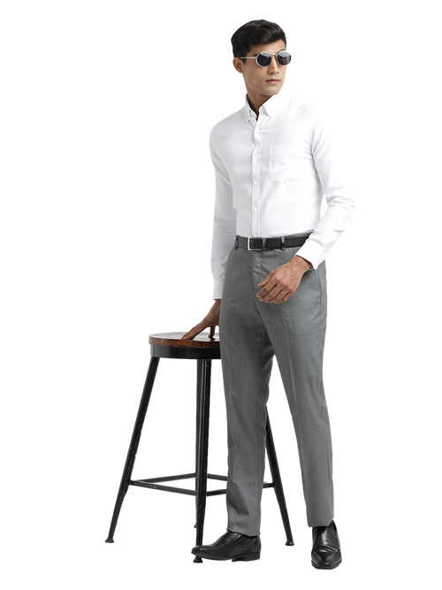 White Oxford Solid Shirt