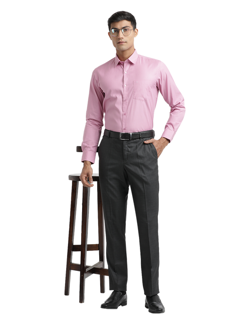 Pink Fil-a-Fil Solid Shirt