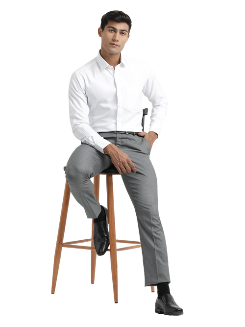 White Oxford Solid Shirt