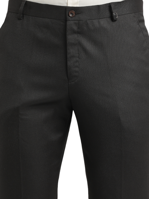 Coffee YD Dobby Formal Trousers