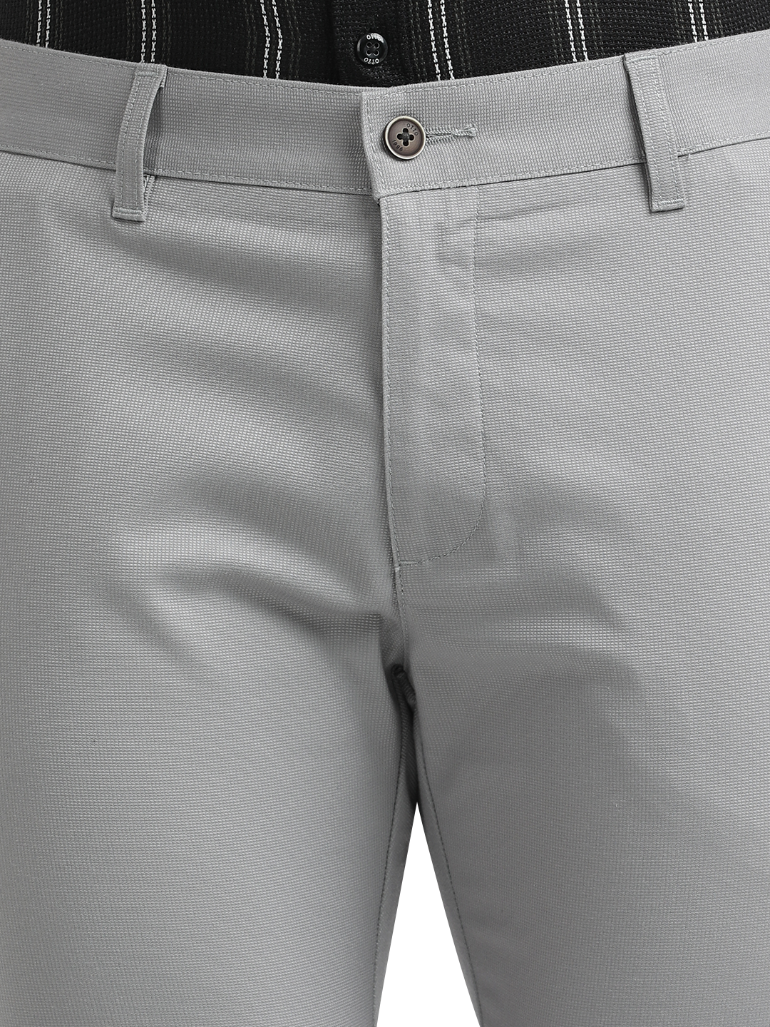 Light Grey Casual Core Trousers