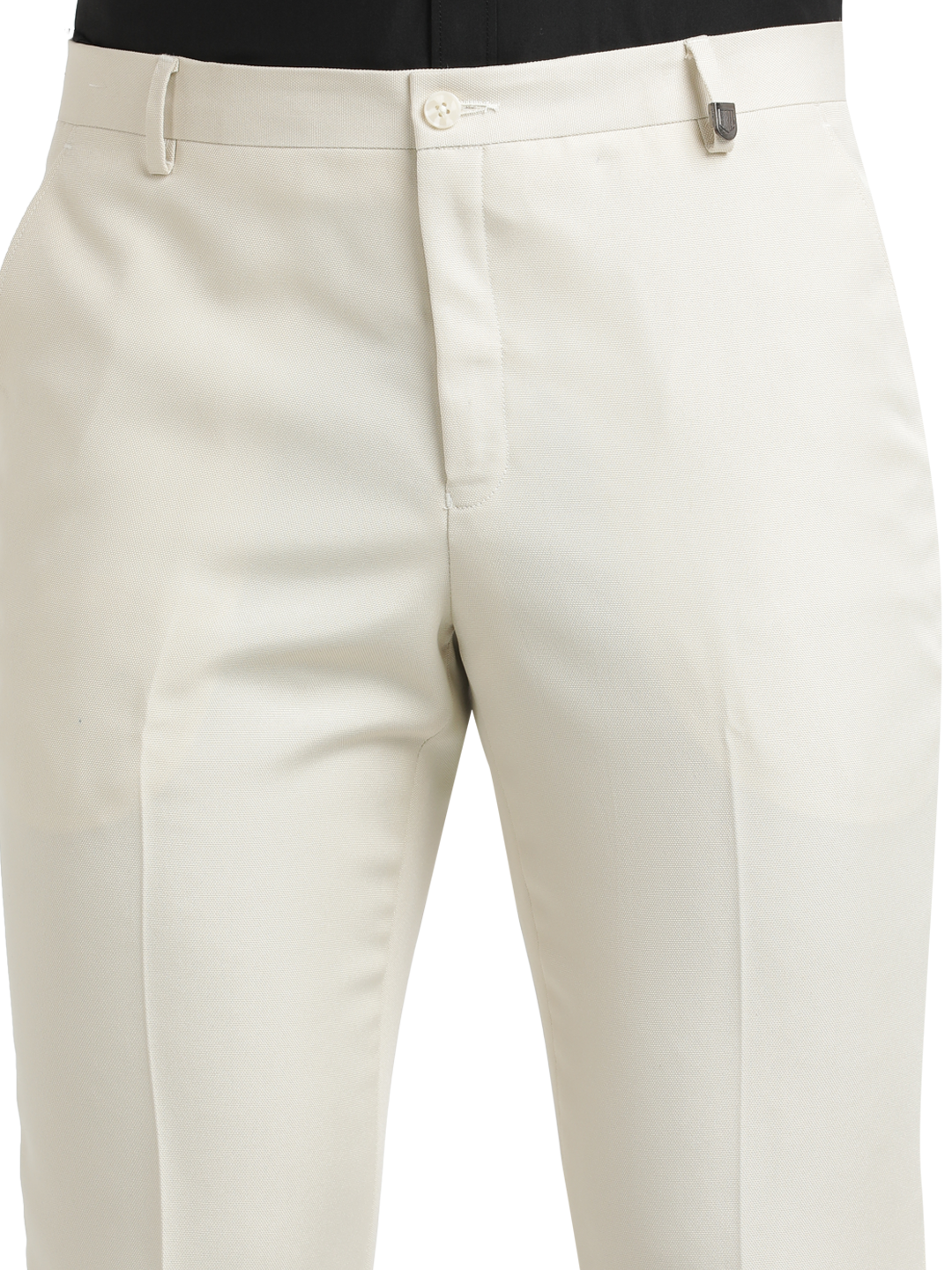 Stone Micro Dobby Formal Trousers