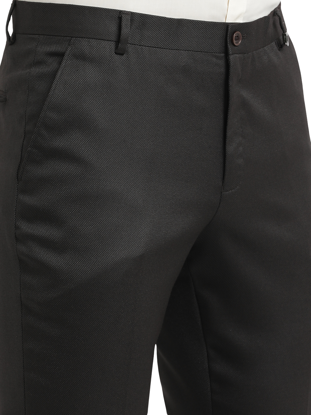 Coffee YD Dobby Formal Trousers