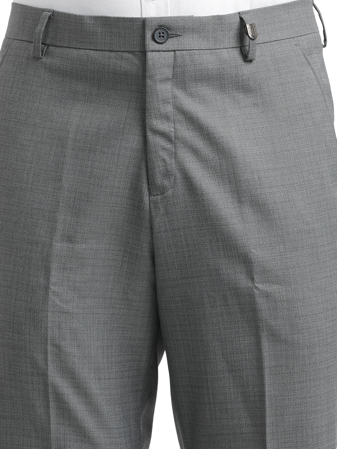 Grey YD Dobby Formal Trousers