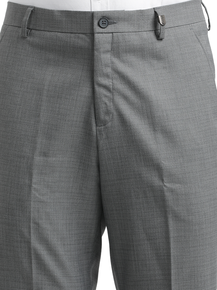 Grey YD Dobby Formal Trousers