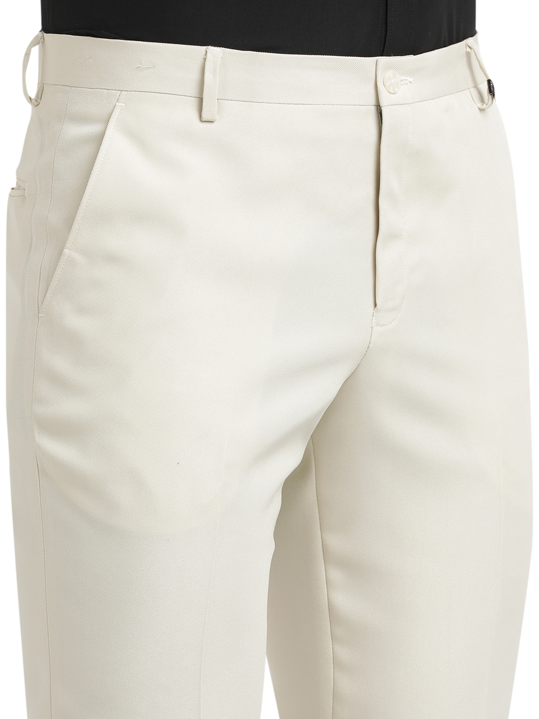 Stone Micro Dobby Formal Trousers