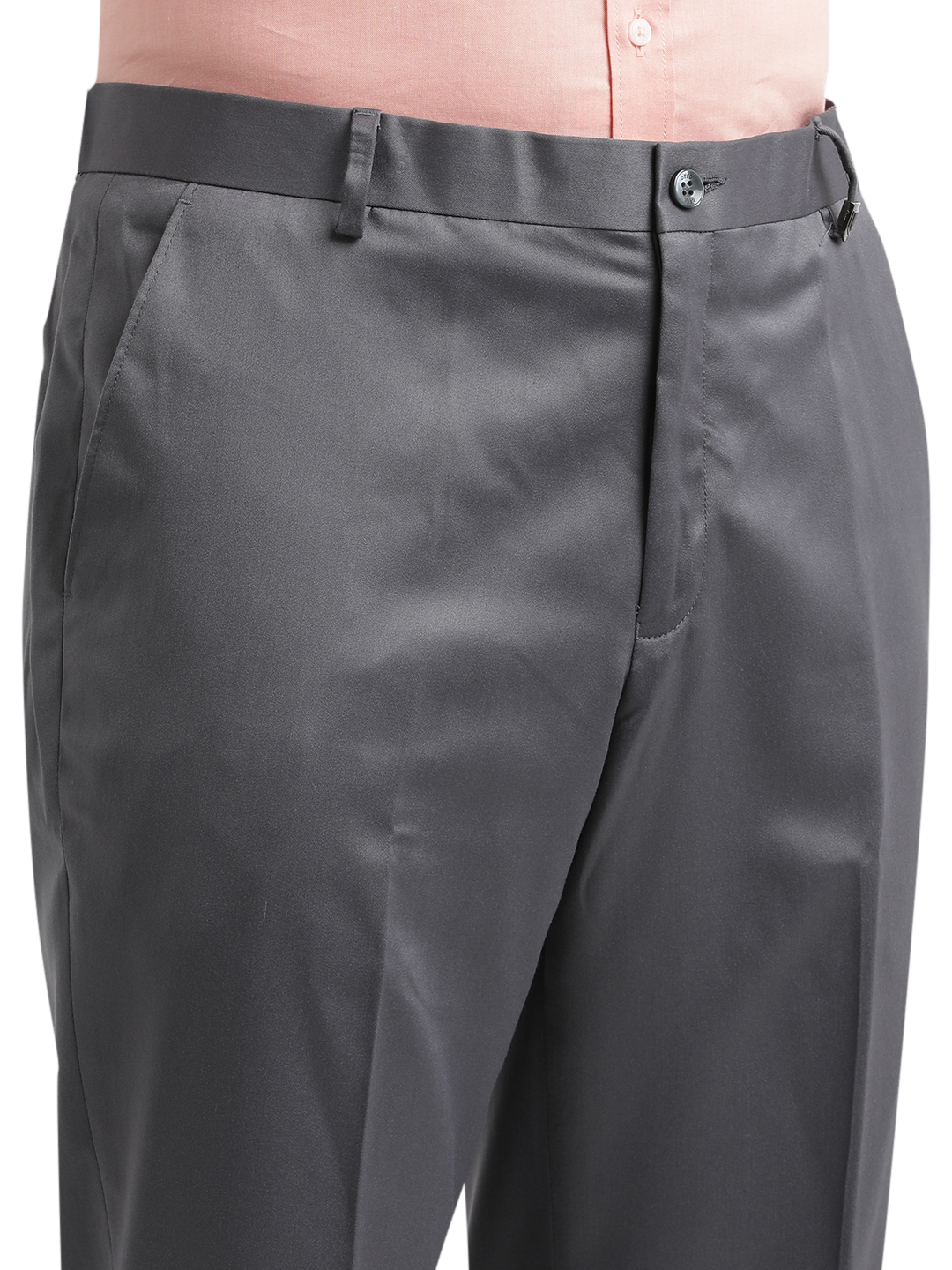 S.Grey Satin Formal Trousers