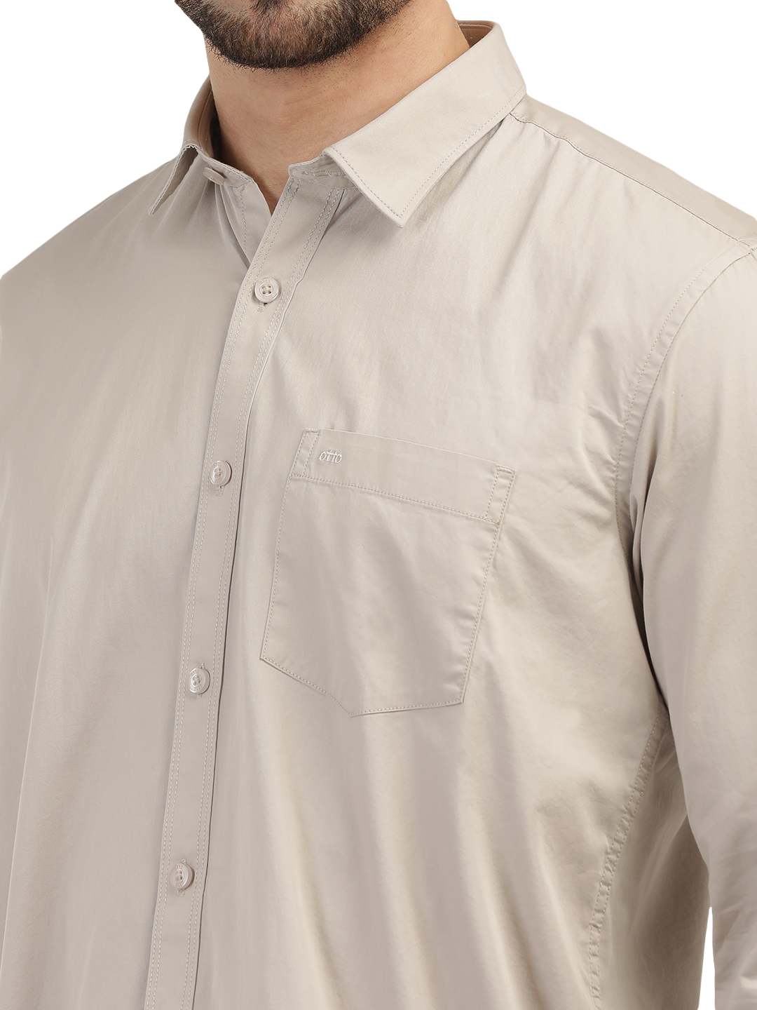 Sand Twill Solid Shirt