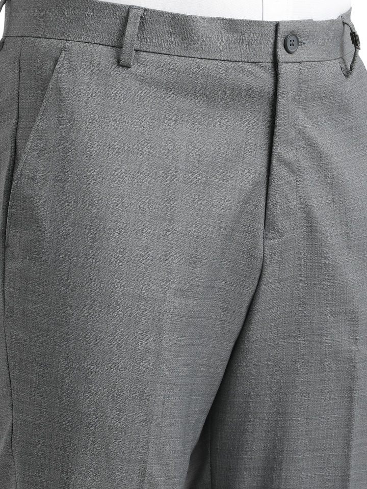 Grey YD Dobby Formal Trousers