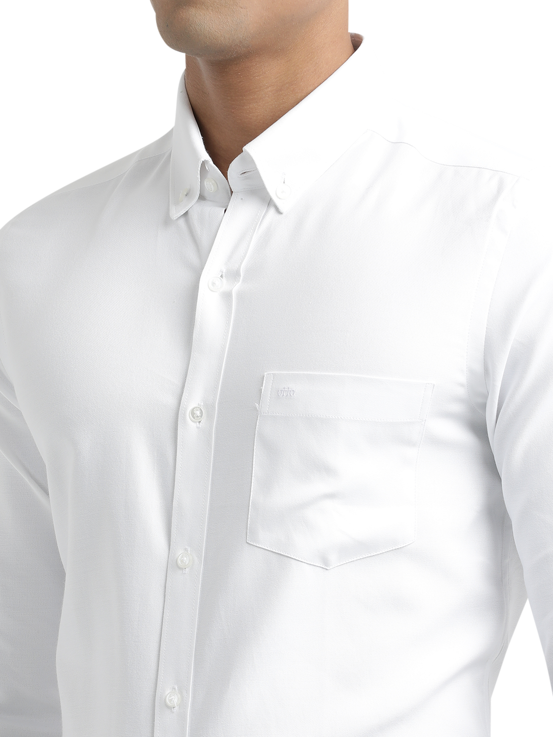 White Oxford Solid Shirt