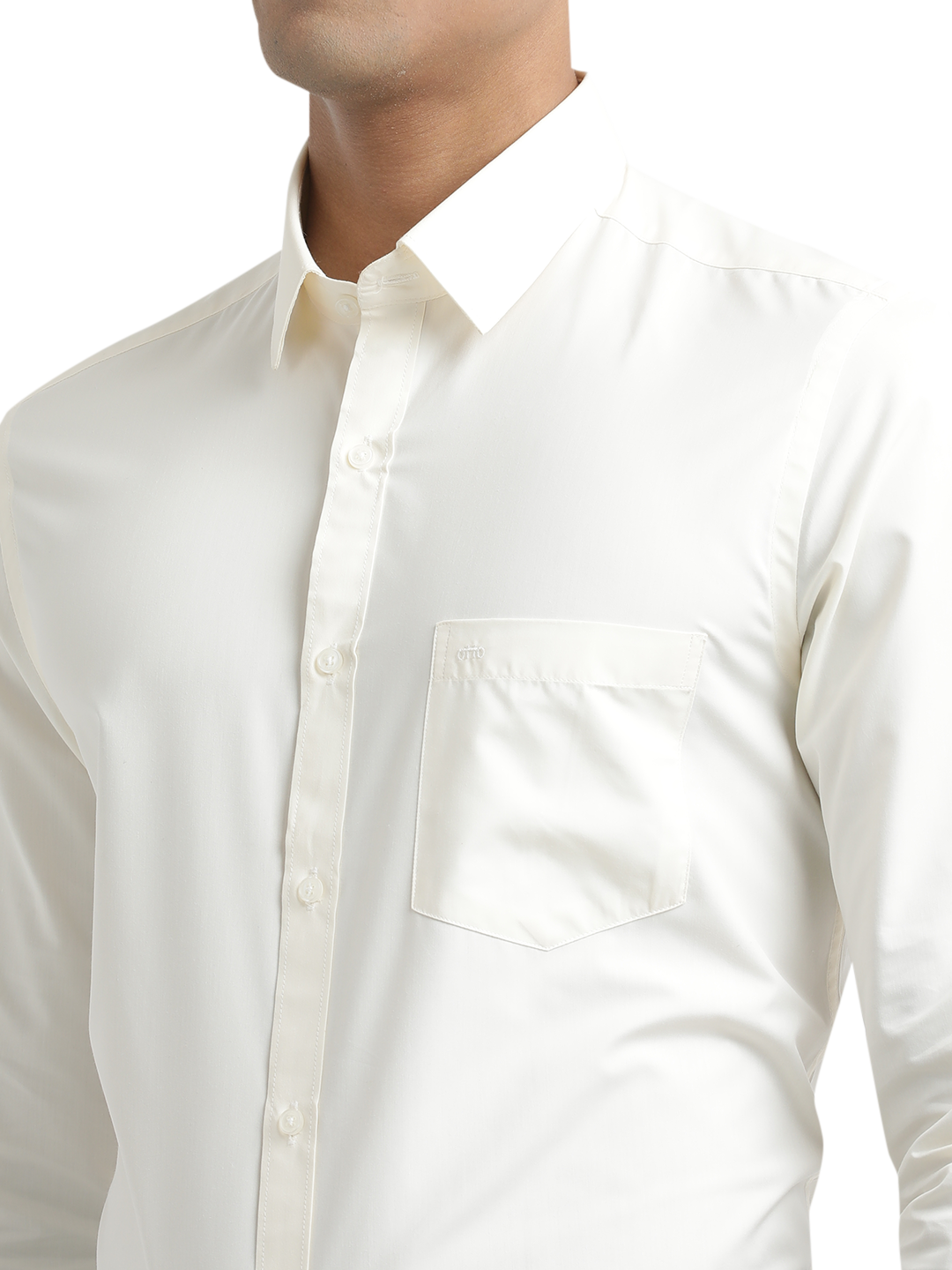 Cotton Wedding Cream Shirt