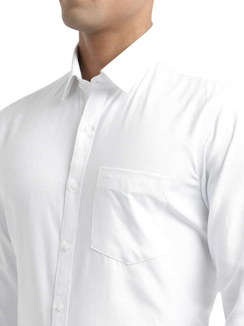 White Oxford Solid Shirt