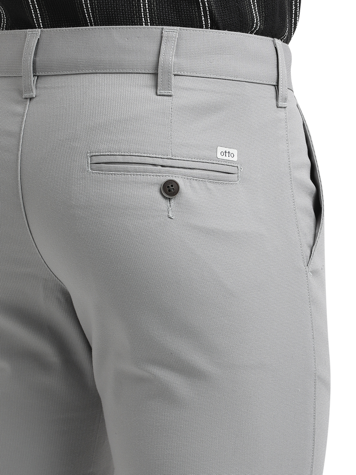 Light Grey Casual Core Trousers