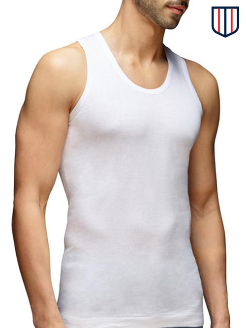 Men Vest Breezo White