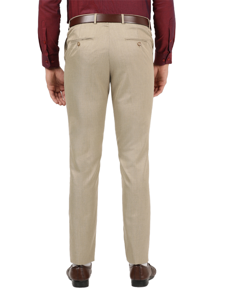 Beige Formal Core Trousers