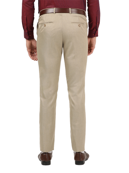 Beige Formal Core Trousers