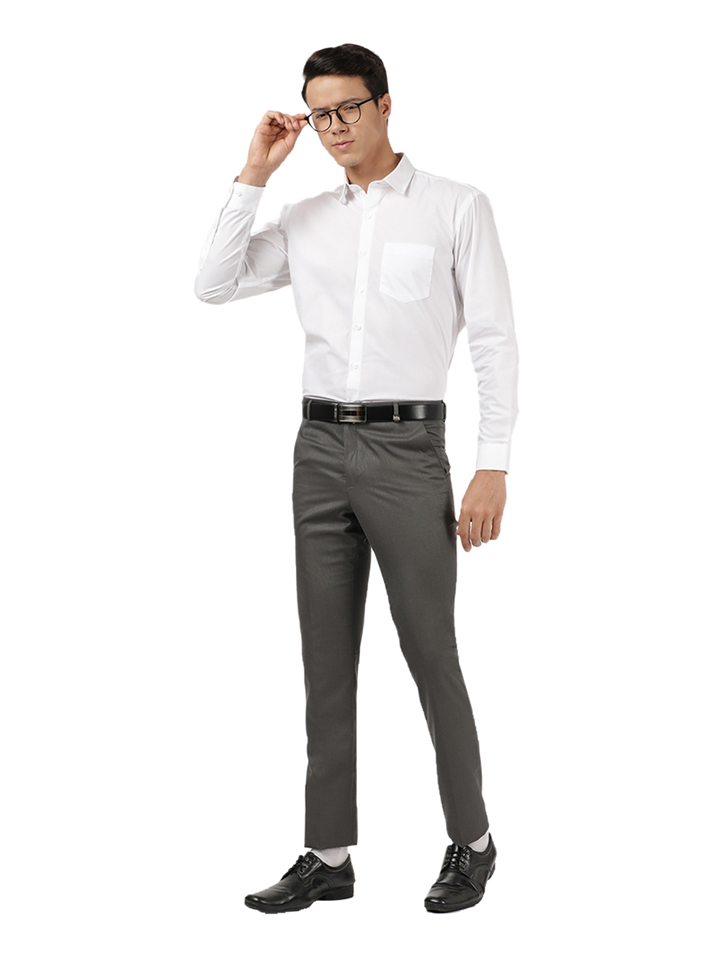 Grey Formal Core Trousers