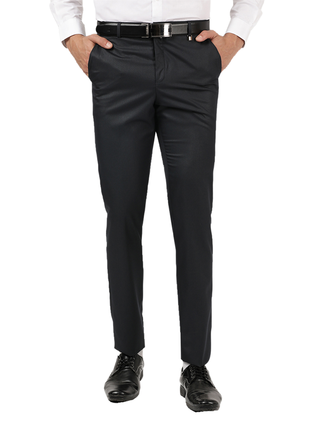 Dark Grey Formal Core Trousers