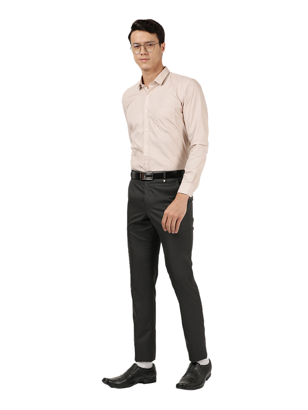 Grey Formal Core Trousers