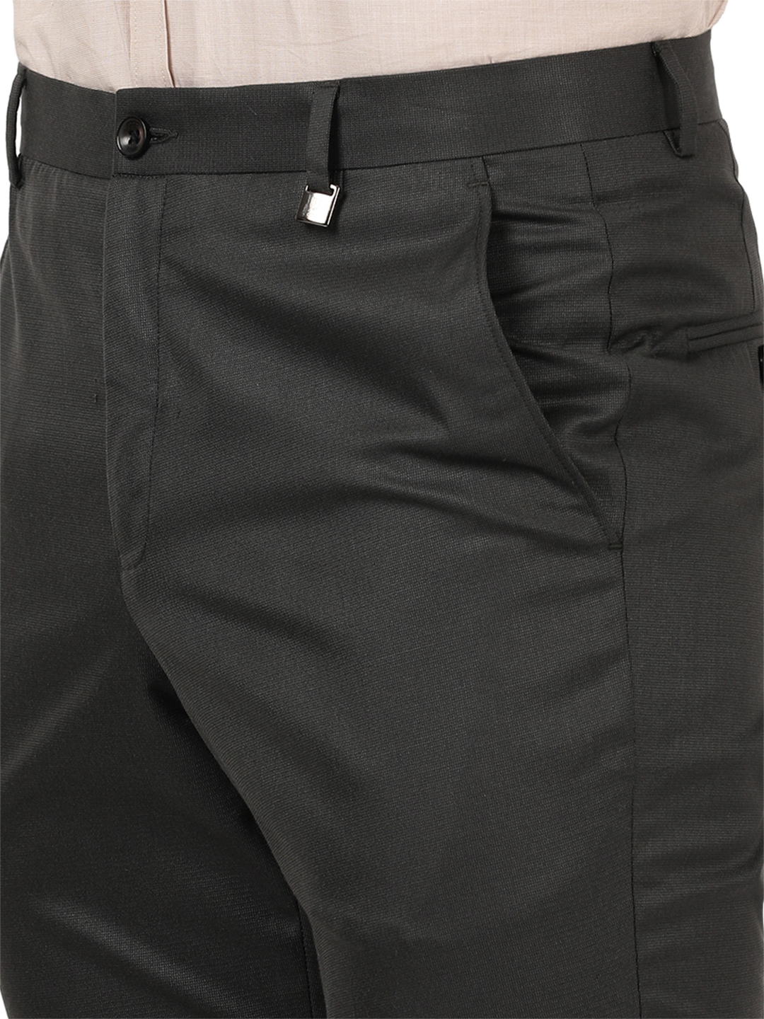 Grey Formal Core Trousers