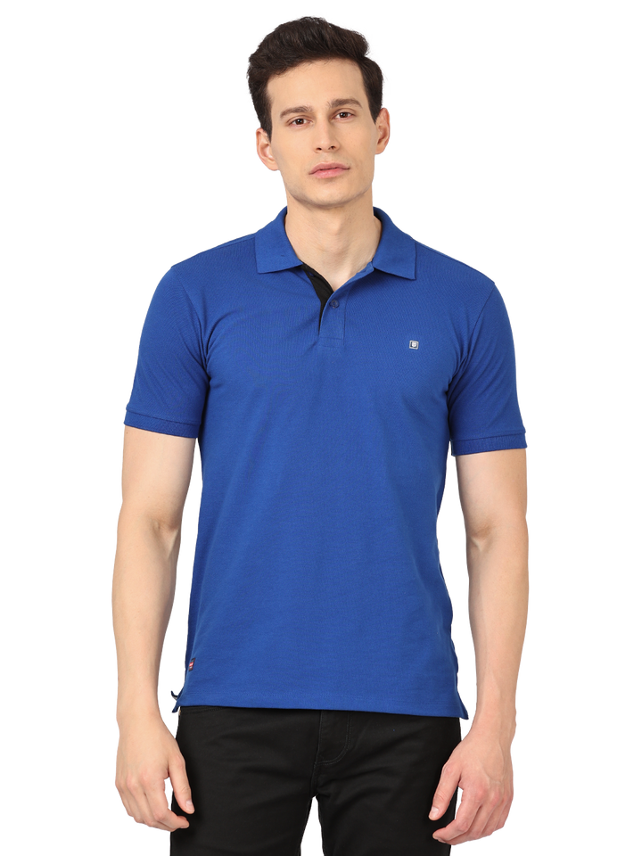 Royal Plain Polo Collar T Shirt