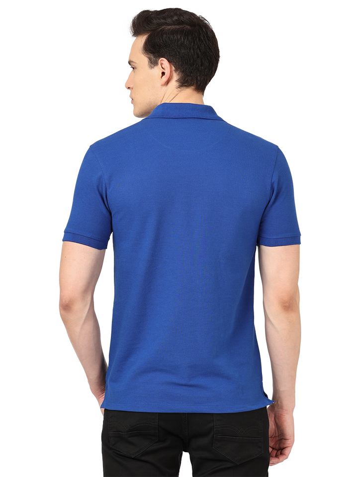 Royal Plain Polo Collar T Shirt