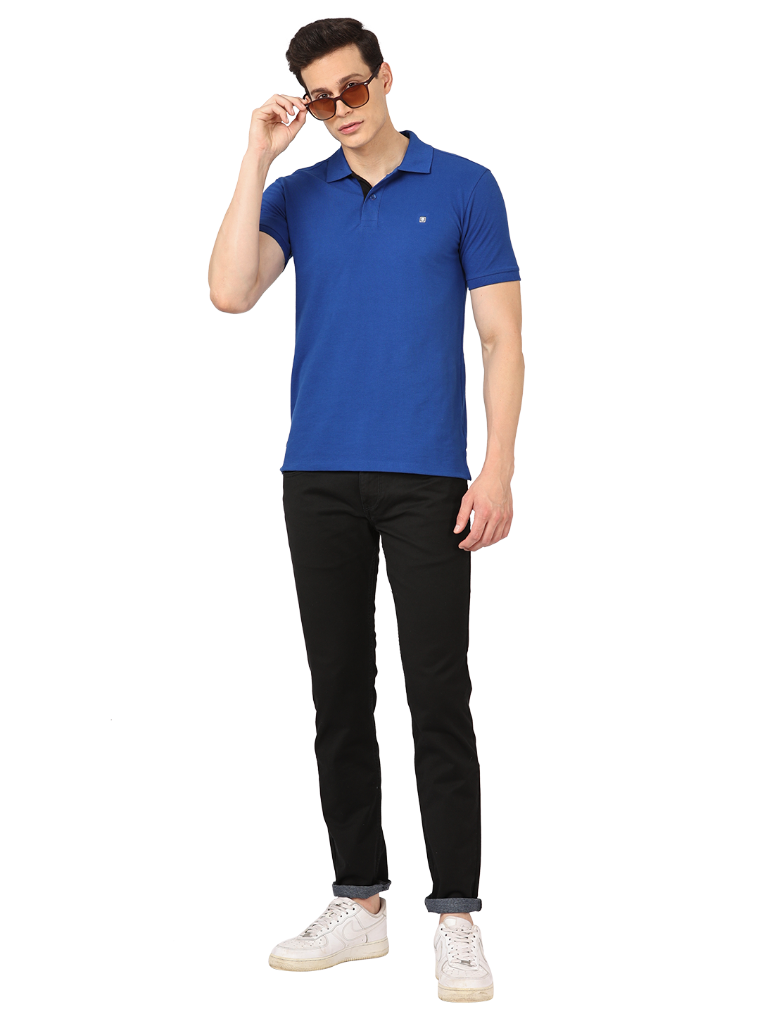 Royal Plain Polo Collar T Shirt