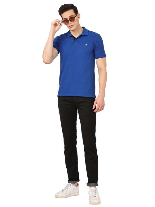 Royal Plain Polo Collar T Shirt