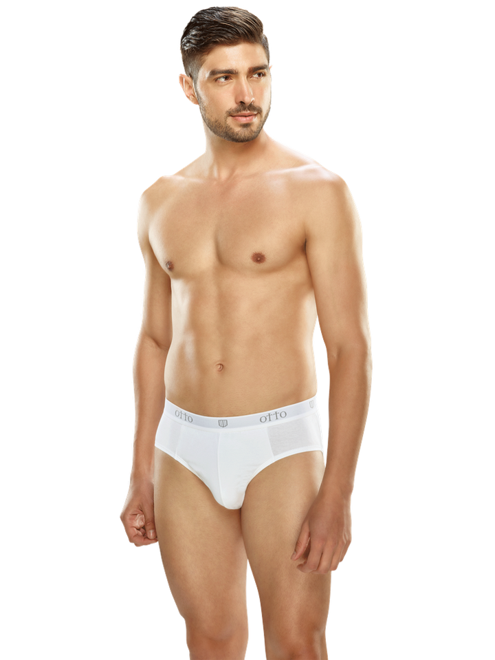 Men Brief Stylo White