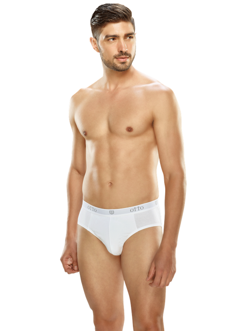 Men Brief Stylo White