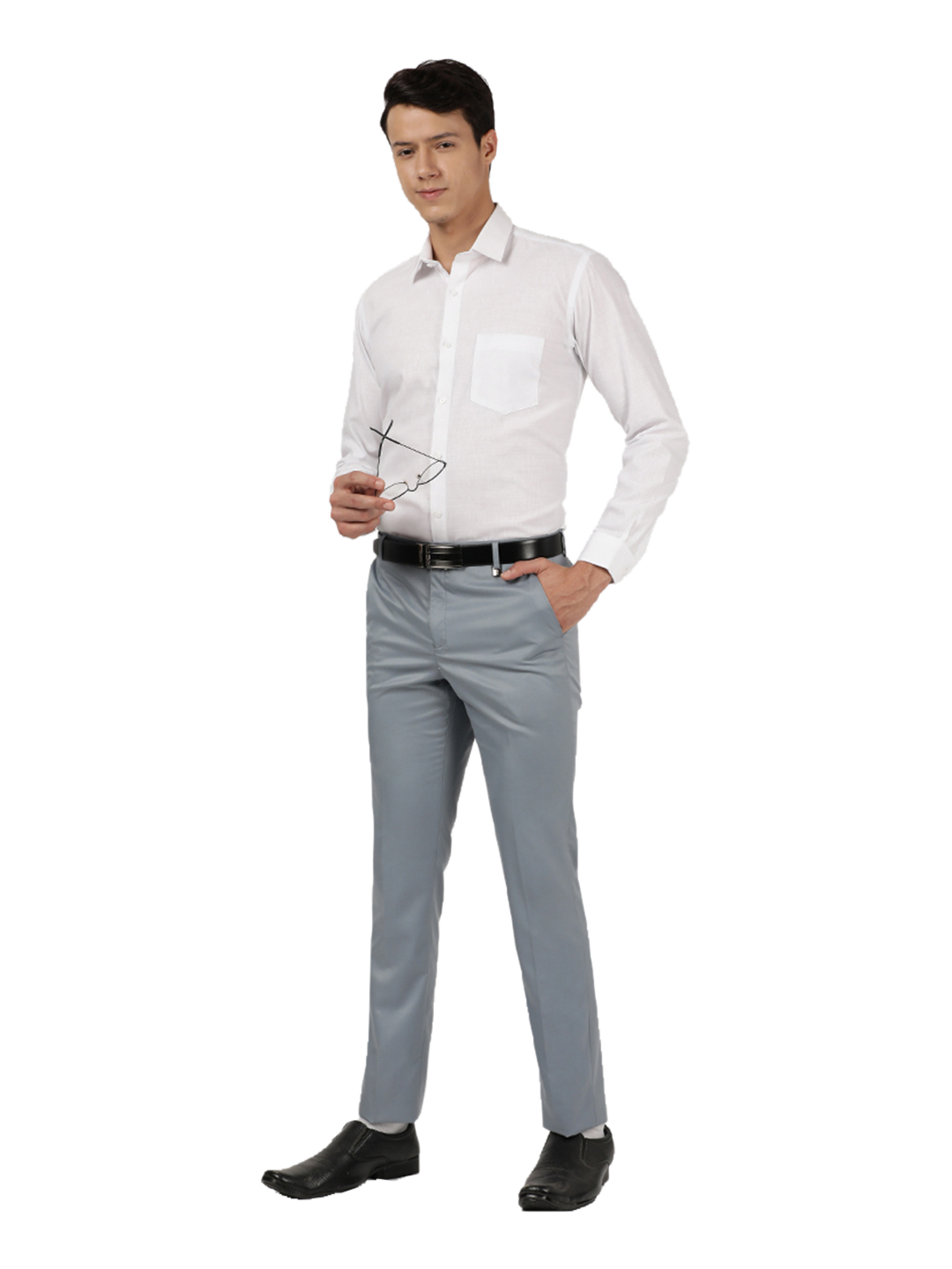 Steel Grey Formal Core Trouser