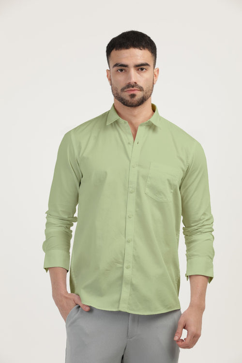 Sap Linen Blend Solid Shirt