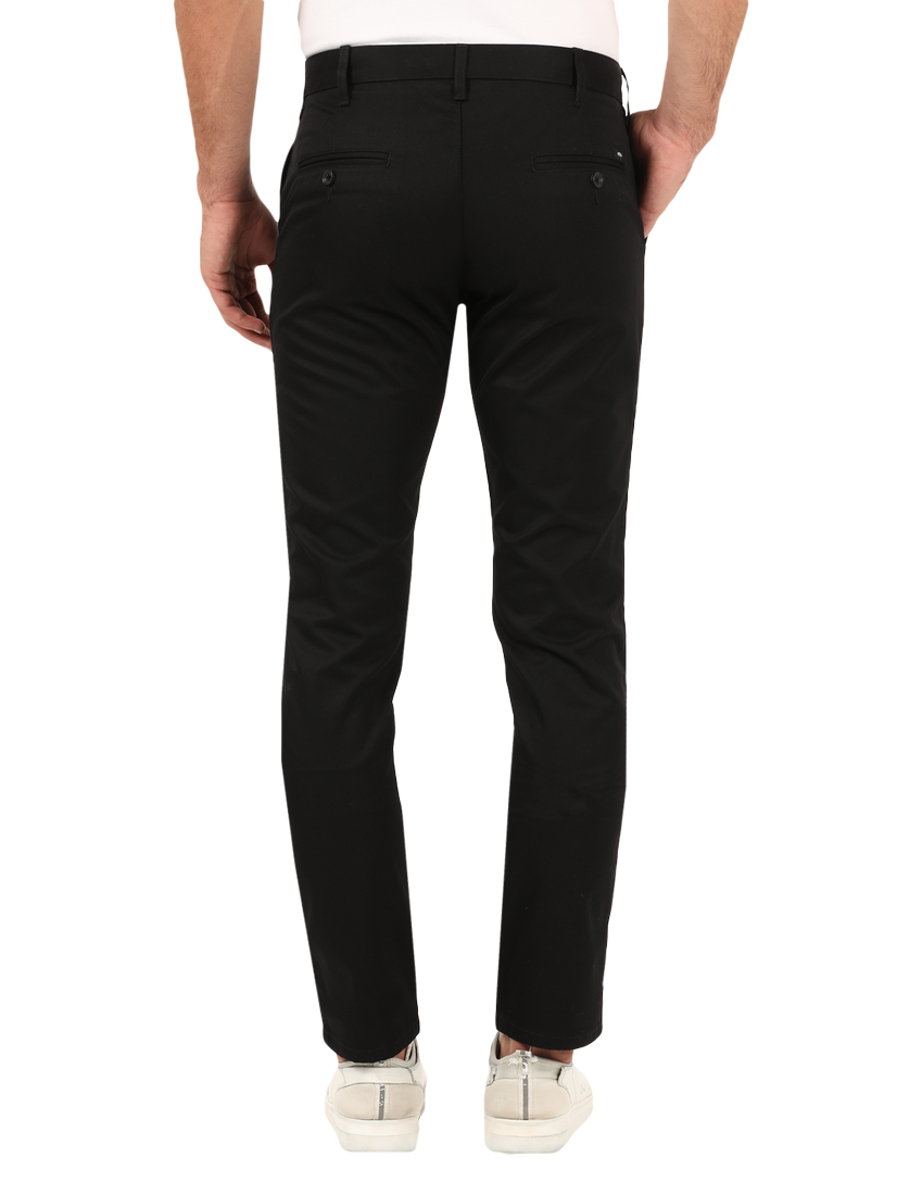 Black Casual Core Trousers