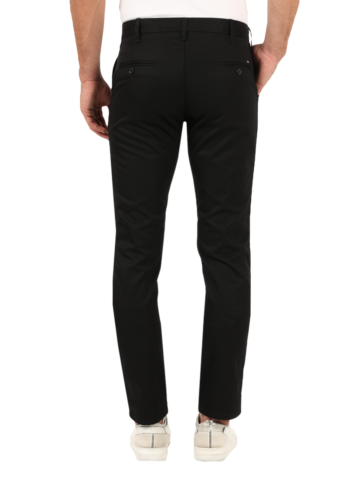 Black Casual Core Trousers