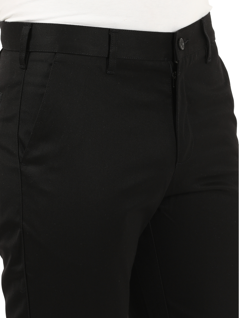 Black Casual Core Trousers