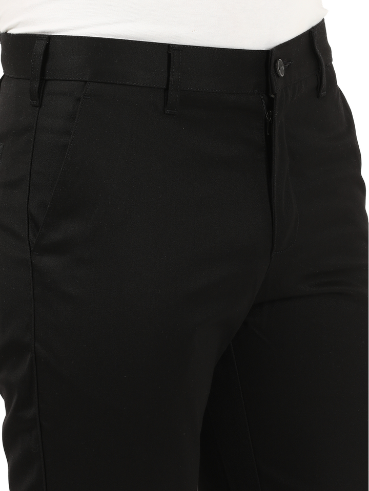 Black Casual Core Trousers