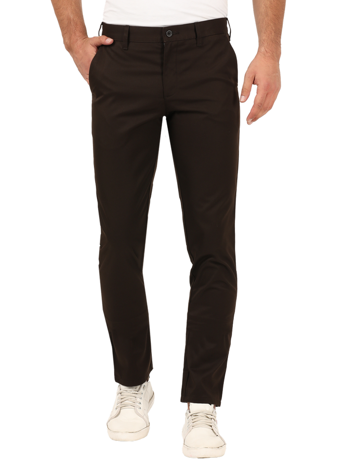 Brown Casual Core Trousers