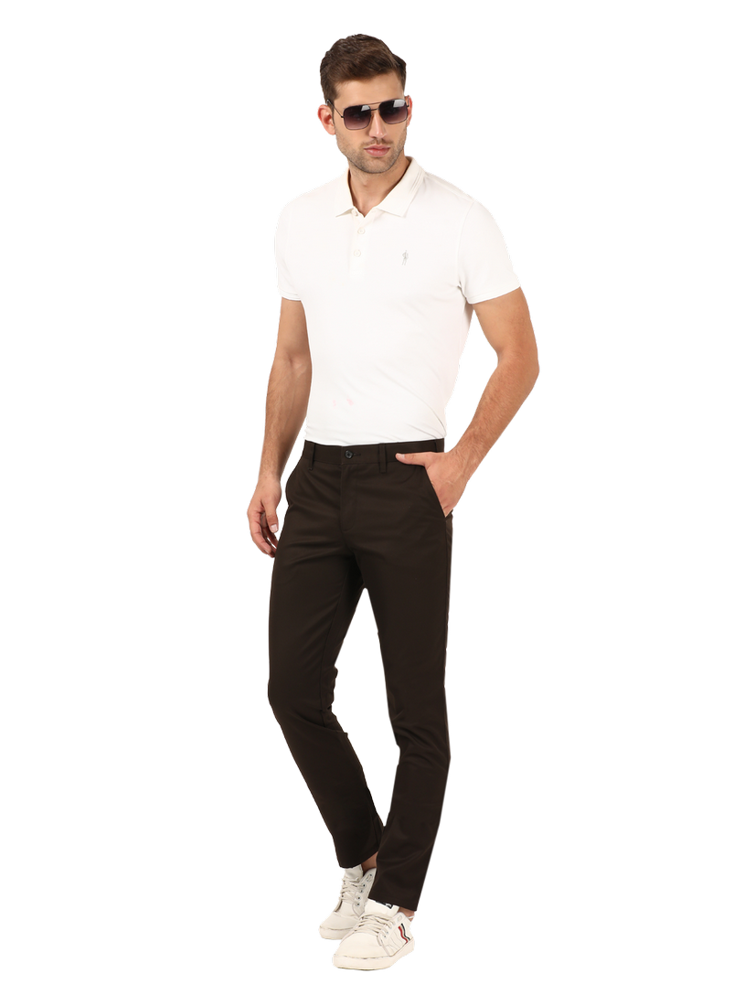 Brown Casual Core Trousers