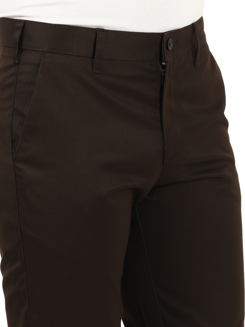 Brown Casual Core Trousers