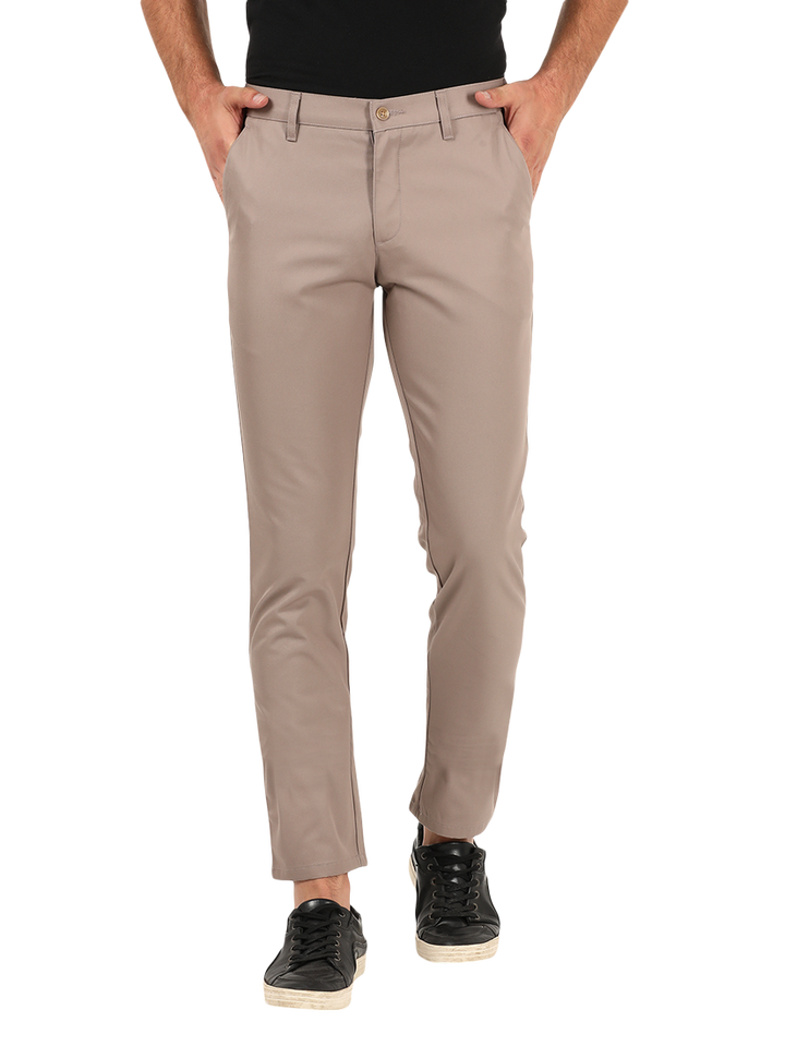 L.Khaki Casual Core Trousers