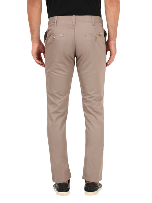 Light Khaki Casual Core Trousers