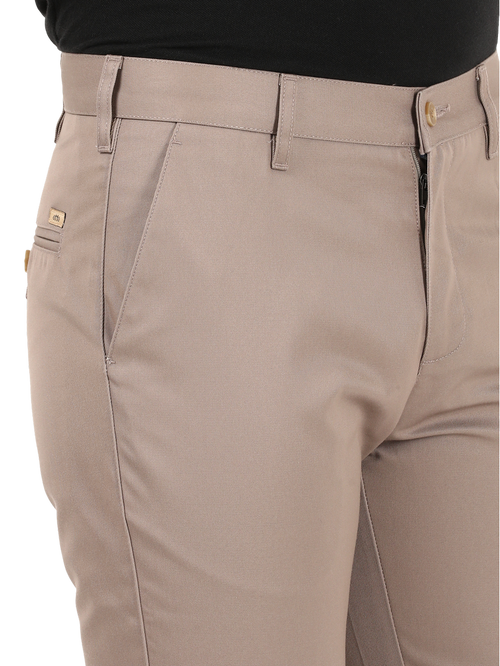 Light Khaki Casual Core Trousers