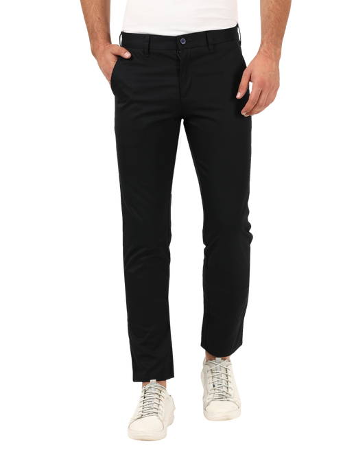 Navy Casual Core Trousers