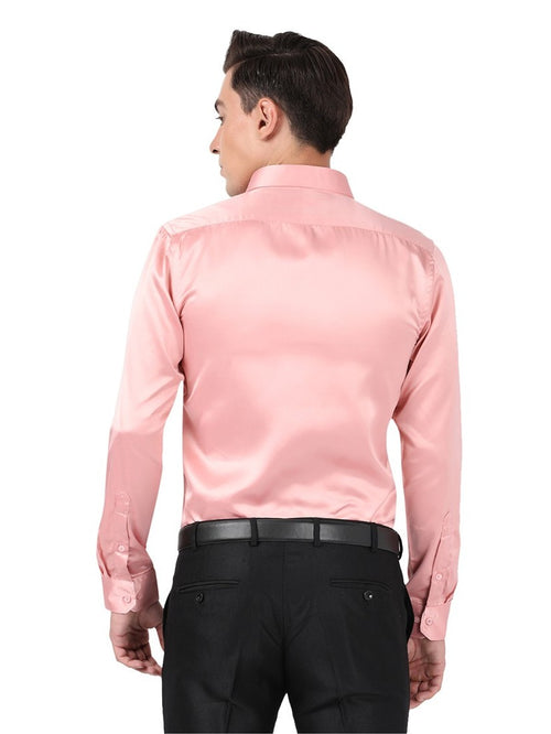 OTTO - Pink Plain Shirt. Slim Fit - IMPERIAL-OD_PINK –