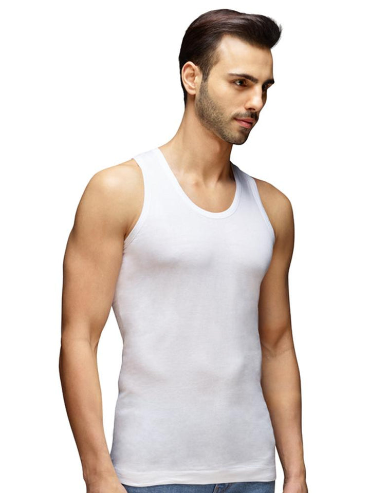 Men Vest Breezo White