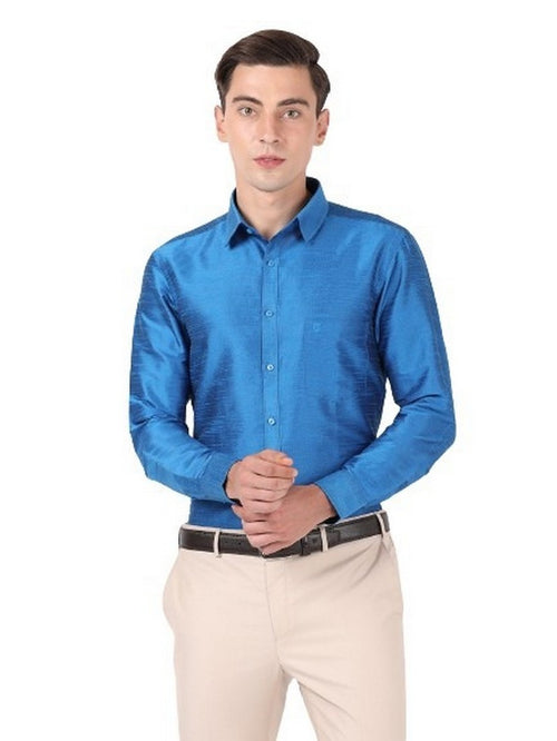 OTTO - Brown Plain Smart Casual Shirt. Trim Fit - IMPANION_5 – ottostore.com