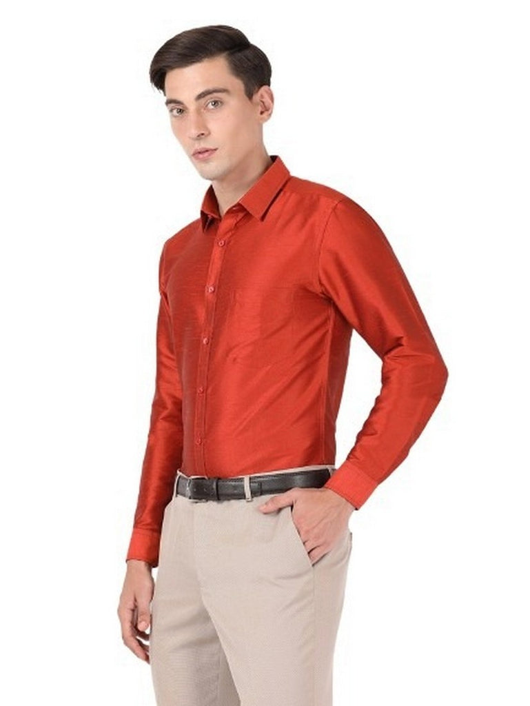 Buy Men Red Slim Fit Print Full Sleeves Casual Shirts Online  218489   Allen Solly