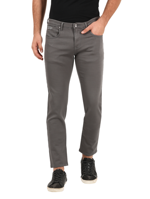 Dark Grey Denim Core Trousers