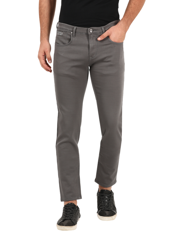 D.Grey Denim Core Trousers